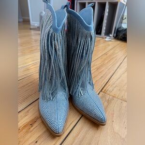 HICLOTSA Amazon Cowboy boots with rhinestone